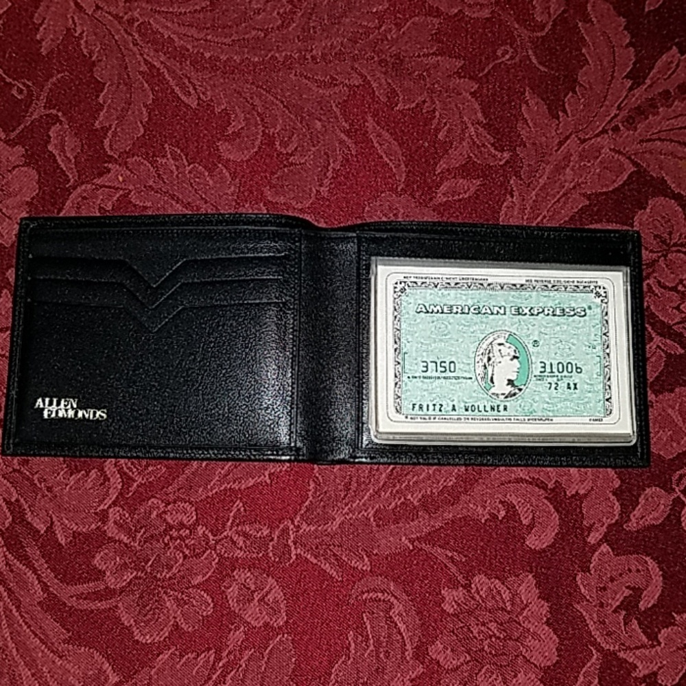 Allen Edmonds super thin leather wallet